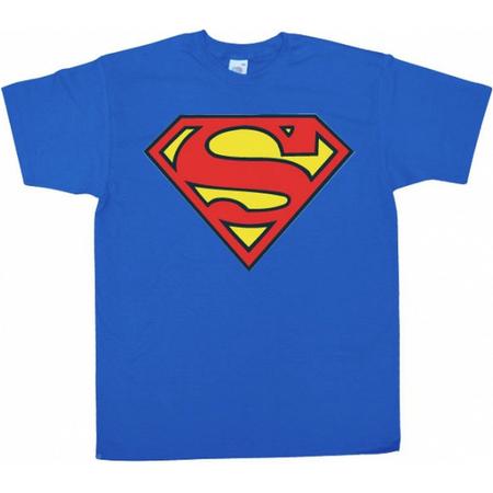 Superman logo verkleed t-shirt heren - DC Comics XXL