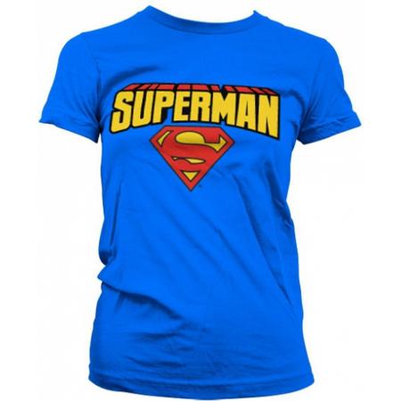 Superman verkleed T-shirt dames - DC Comics XL