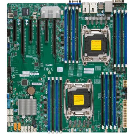 Supermicro X10DRi Intel C612 LGA 2011 (Socket R) Verlengd ATX server-/werkstationmoederbord