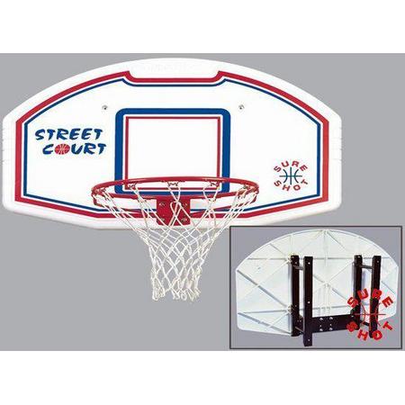 SureShot Bronx basketbalbord - inc. Net - inc. Muursteun