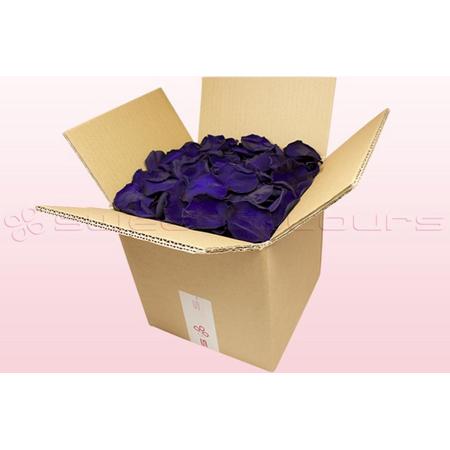 Echte rozenblaadjes - Kleur Paars - 8 liter doos - 100% natuurlijk