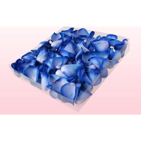 Echte rozenblaadjes - Kleur Sky blue - 1 liter doos - 100% natuurlijk