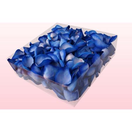Echte rozenblaadjes - Kleur Sky blue - 2 liter doos - 100% natuurlijk