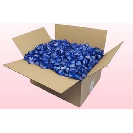 Echte rozenblaadjes - Kleur Sky blue - 24 liter doos - 100% natuurlijk