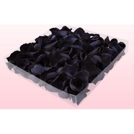 Echte rozenblaadjes - Kleur Zwart - 1 liter doos - 100% natuurlijk