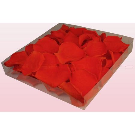 Echte rozenblaadjes Kleur Oranje- 1 liter doos - 100% natuurlijk