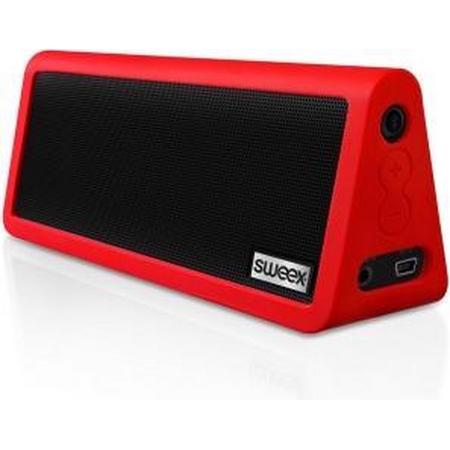 Bluetooth Portable Stereo Speaker Rock Star Red