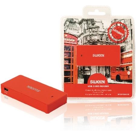 Card Reader Multicard USB 2.0 Red