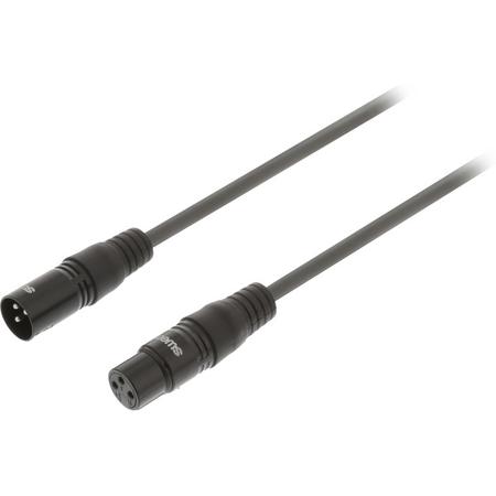 Sweex 3-pins XLR (m) - 3-pins XLR (v) DMX kabel - 1,5 meter