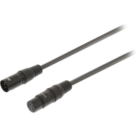 Sweex 5-pins XLR (m) - 5-pins XLR (v) DMX kabel - 1,5 meter