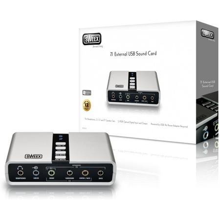 Sweex SC016 7.1kanalen USB geluidskaart