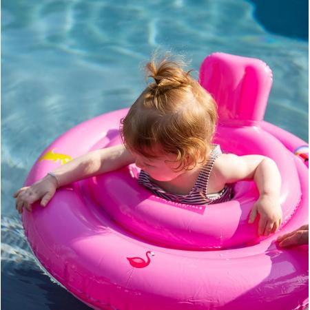 Little koekies Baby Float - zwemzitje - Roze  0-1 jaar - kraamcadeau - babyzwemmen 0-11 kg