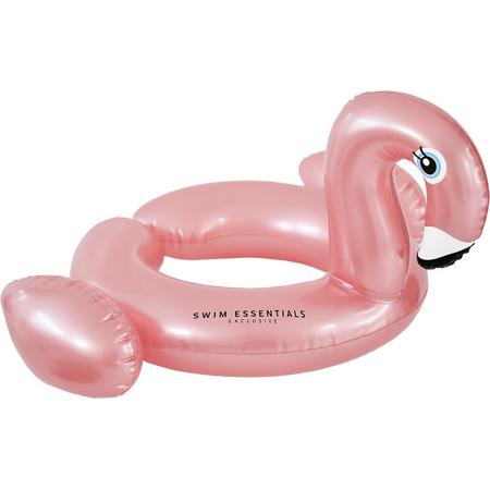 Opblaasbare Rose Gouden Flamingo - Kinderzwemring - Zwemband - vanaf 3 jaar