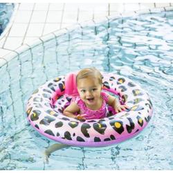 Swim Essentials Baby Float - Panterprint Rose - Zwemtrainer