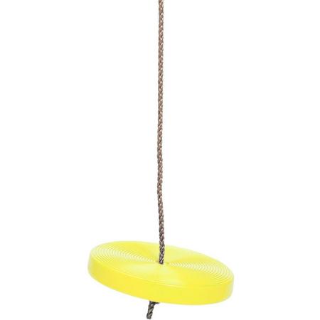 Swing King schommelzitje disc 28cm - geel