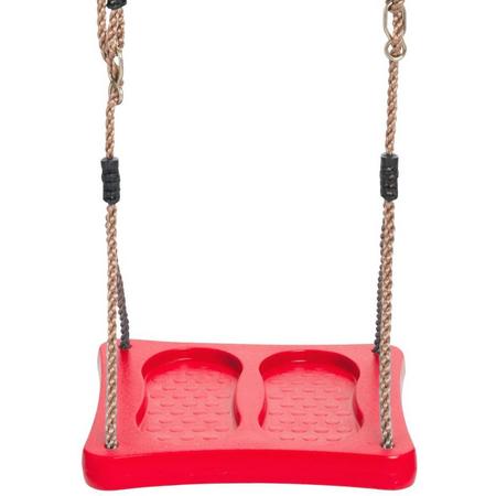 Swing King schommelzitje voetschommel 35cm - rood