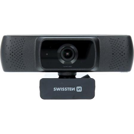 Swissten Webcam Full HD 1080P - Zwart