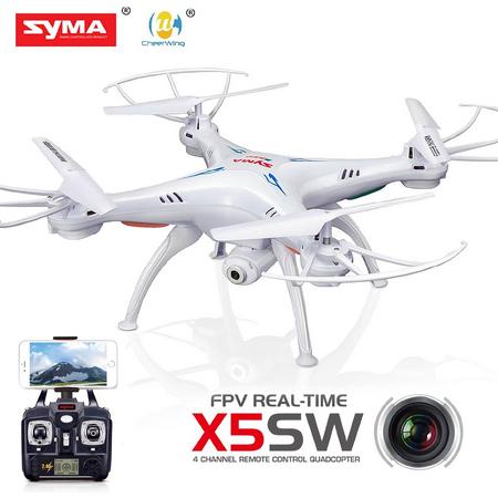 Originele Syma X5SW Drone Quadcopter - WiFi FPV Live camera (wit)