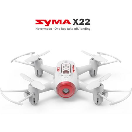 Syma X22  Quadcopter / Drone - Hovermode (altitude hold) - One key take off / landing mode -  white Edition