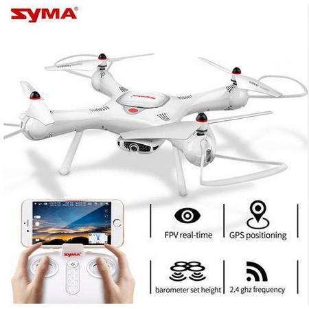 Syma X25 Pro Drone -GPS & terugkeer functie- Follow me - FPV Live draaibaar Camera Andoird& IOS -100% vliegklaar!!