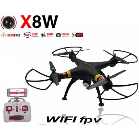 Syma X8W met Camera origineel Syma- Drone - Zwart