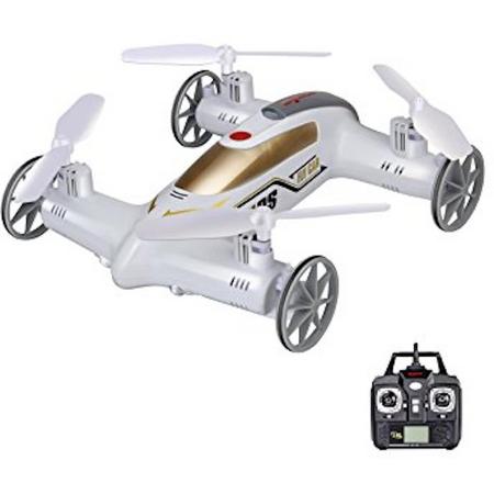 Syma X9S drone en auto 2 in 1 -rijden en vliegen -wit