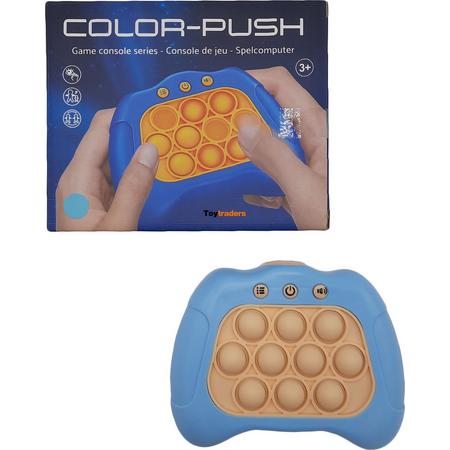 Pop It Fidget Toy Controller - Game - Spel - Stress Speelgoed - Motoriek en Snelheid - Kinderen - Volwassenen (lichtblauw)