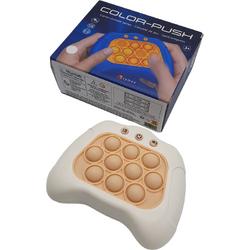 Pop It Fidget Toy Controller - Game - Spel - Stress Speelgoed - Motoriek en Snelheid - Kinderen - Volwassenen (wit)
