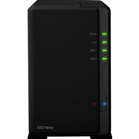 Synology DS218play - NAS -  RED 8TB 2x 4TB