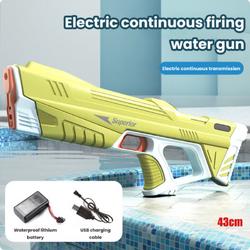 Elektrisch Waterpistool - 55 cm - Groen - Automatisch Waterpistool - Watergun - USB-oplaadbaar