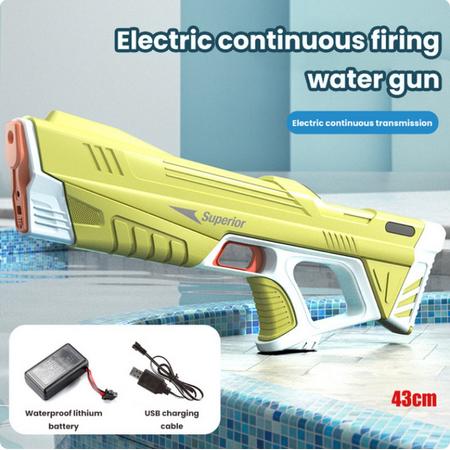 Elektrisch Waterpistool - 55 cm - Groen - Automatisch Waterpistool - Watergun - USB-oplaadbaar