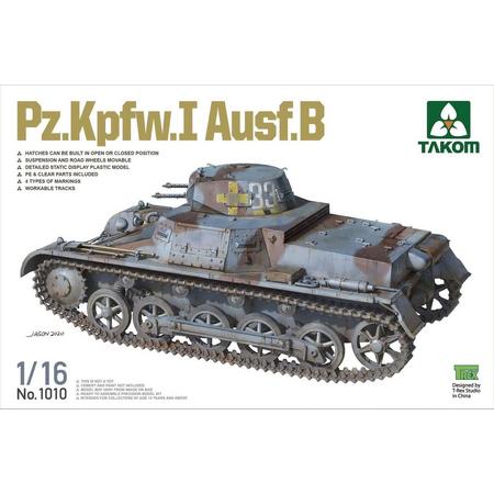 1:16 Takom 1010 Pz.Kpfw.I Ausf.B Plastic kit