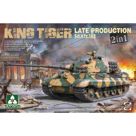 1:35 King tiger late production 2in1