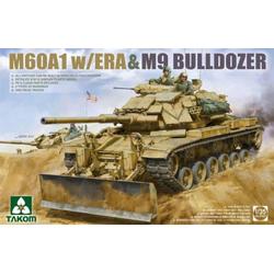 1:35 Takom 2142 M60A1 w/ERA&M9 Bulldozer Plastic kit