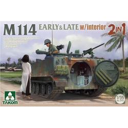 1:35 Takom 2154 M114 early & late type with Interior Plastic kit