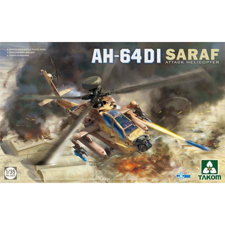 1:35 Takom 2605 AH-64DI Saraf - Attack Helicopter Plastic kit