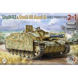 1:35 Takom 8009 StuH 42 & StuG III Ausf.G Early Production - 2 in 1 Plastic kit