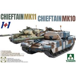 Chieftain MK 10 & Chieftain MK 11 - Takom modelbouw pakket 1:72