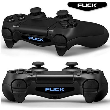 GameID PS4 Game Controller LED Sticker - Fuck