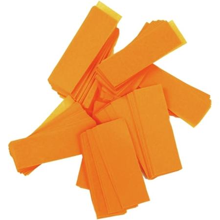 TCM FX Slowfall Confetti rectangular 55x18mm, neon-orange, uv ac