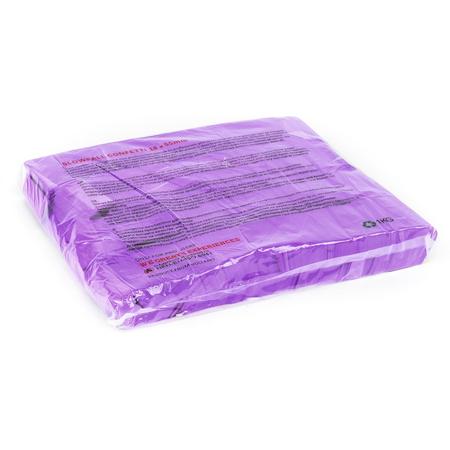TCM FX Slowfall Confetti rectangular 55x18mm, neon-purple, uv ac