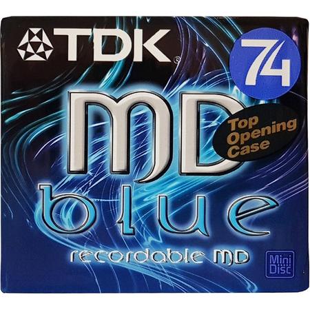 TDK 74 MD Blue recordable minidisc