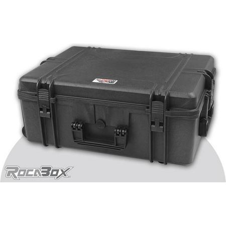 Rocabox - Universele trolley koffer - Waterdicht IP67 - Zwart - RW-6246-25-BFTR - Plukschuim