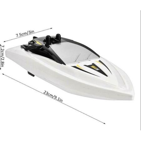 Rc mini Boat H116 - Radiografisch bestuurbaar boot 2.4GHZ - 1:47