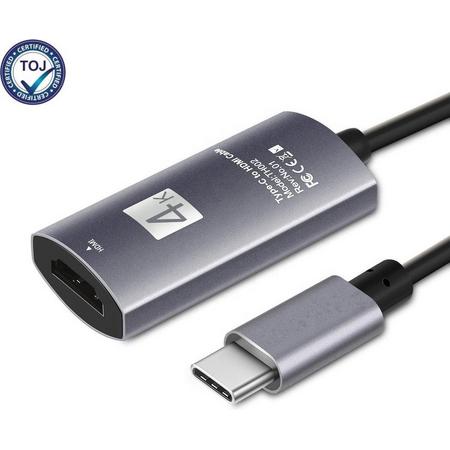 USB C naar 4K HDMI Adapter - USBC Hub - Spacegray