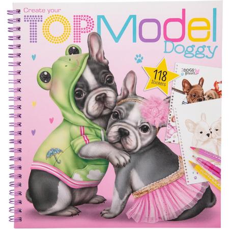 Create your topmodel doggy kleurboek