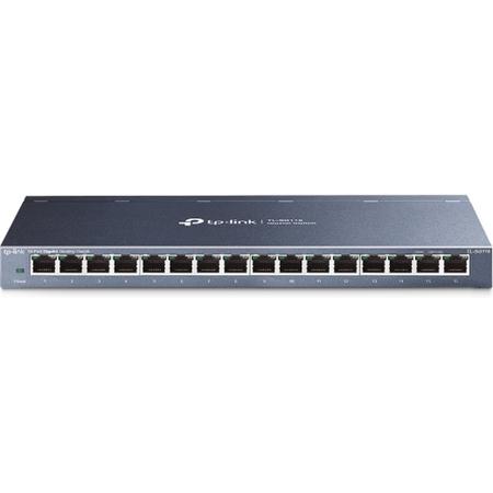TP-LINK TL-SG116 netwerk-switch Unmanaged L2 Gigabit Ethernet (10/100/1000) Black