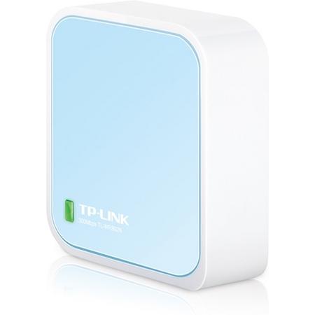 TP-LINK routers 300Mbps Wireless N Nano Router, 2.4-2.4835 GHz, 1x Fast Ethernet, USB, White/Blue