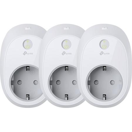 WiFi Smart Plug 3 Pack 2.4GHz 802.11b/g/n works with TP-Links Home Automation app Kasa local Wi-Fi control or remote control through TPL Cloud Away mode