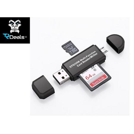 TR Deals - USB multifuntionele kaart lezer Micro SD , SD , 4 in 1